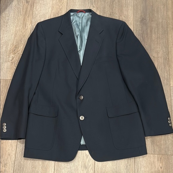 Hart Schaffner Marx Other - Hart Schaffner & Marx Jack Nicklaus Navy Preppy Sports Coat Blazer Size 44